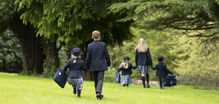 Students across year groups around our grounds.