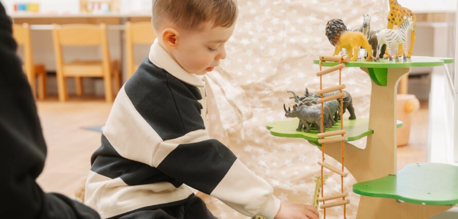 Riverbank Boy playing